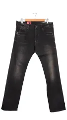 G-STAR ブラック デニム ズボン (W33/L32) ストレッチ