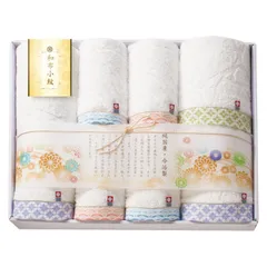 【ギフト】[タオル類]今治タオル 和布小紋 バスタオル3P&フェイスタオル4P