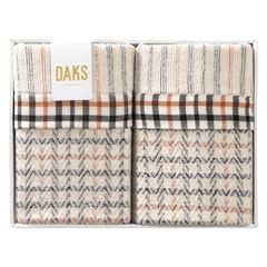 未使用品　DAKS シュリンクケット　チェック柄　2枚セット　140×200cm 未使用品 DAKS シュリンクケット チェック柄 2枚セット 140×200cm