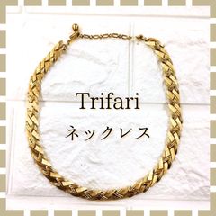 TRIFARI トリファリ ハートモチーフ ゴールド ロング ネックレス 