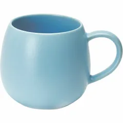 【ギフト】[食器]ぽってりカフェ マグカップ スカイブルー
