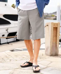 新品 未使用 JIGGYS SHOP(ジギーズショップ)ドットメッシュハーフパンツ 217892 グレー