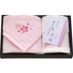【ギフト】[タオル類]泉州さくらづくし ハンドタオル・タオルハンカチセット