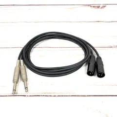 CANARE GS-6 BLACK TS XLR ケーブル 1.5m 2本セットのサムネイル