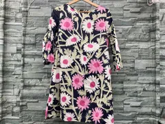 marimekko/長袖ワンピース/花柄/サイズ36/マリメッコ