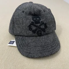 【新品タグ付】GAP kids ヘリンボーン キャップ 52-54cm グレー サイズ調整可のサムネイル