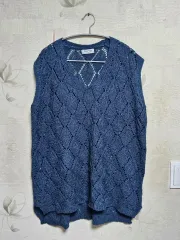 レディース ニット ベスト 4XL (レディース 88サイズ オーバーサイズ)