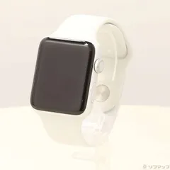 ソフマップ 〔中古品〕 Apple Watch Series 3 GPS 42mm シルバーアルミニウムケース ホワイトスポーツバンド【247】