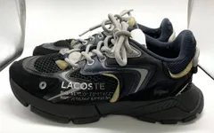 LACOSTE ラコステ スニーカー サイズUK5 実寸約24cm 36111-1022 ネイビー ベーシック 靴紐付き 汚れあり