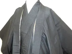 P41571　紬　アンサンブル　着物と羽織　男物　ｃ