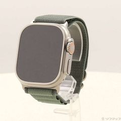 ソフマップ 〔中古品〕 Apple Watch Ultra GPS + Cellular 49mm チタニウムケース グリーンアルパインループ【377】