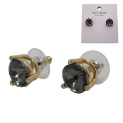 【新品】ケイトスペード O0RU3081 014 (ゴールド系×ブラック系) アクセサリー kate spade NEW YORK キュービックジルコニア ピアス アウトレット レディース【メール便対応(ネコポス)】