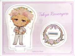 【中古】アクリルスタンド・アクリルパネル 灰谷竜胆 「東京リベンジャーズ トレーディングアクリルスタンド ミニキャラ花冠ver.」 AnimeJapan 2025グッズ