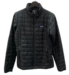 パタゴニア Patagonia WOMENS NANO PUFF JACKET ウィメンズ ナノ パフジャケット プリマロフト ジップアップ ドローコード BLACK 黒 STY84217FA21 ジャケット ロゴ ブラック Sサイズ 104LT-340