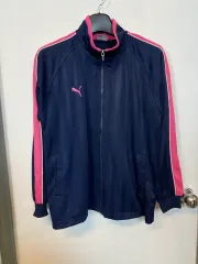 O082 プーマ ネイビー/ピンク トラック ジャージ M