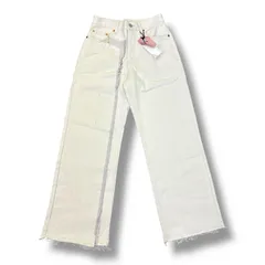 参考上代37,400円 未使用品 kotoha yokozawa Slit Leg Denim Pants スリットレッグデニムパンツ ダメージデニム ジーパン コトハヨコザワ KT24S-PT03 グレー S 1127A1のサムネイル
