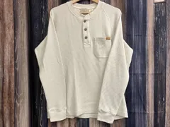 LL.Bean BeanBuilt Waffle Henley エルエルビーンビルト・ワッフル・ヘンリー ヘンリーネック ロングスリーブ サイズS カラー オフホワイト