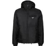 プラダ リナイロン ダウンジャケット ブラック