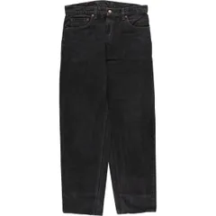 古着 90年代 リーバイス Levi's 550 RELAXED FIT TAPERED LEG ブラックデニム テーパードデニムパンツ USA製 メンズw34相当/evb032889