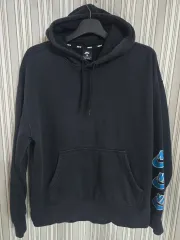 (L) NIKE SB ブラック フーディー LYNN ロゴ プリント WHO