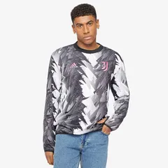 【送料無料・匿名配送】adidas アディダス ユヴェントス 22/23 プレマッチ ウォーム トップ 黒 白 新品 正規品