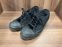 converse コンバース ジャックパーセル スニーカー ブラック 微汚れ オールブラック 29cm ローカット ソール汚れ 1R779