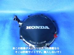 CBX400F クラッチカバー 当時物 黒色艶あり粉体塗装済み 再生品