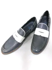 LANVIN en Bleu　ランバンオンブルー　くつ　デックシューズ　送料込み　【メンズ】26.5cm　977831