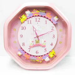 希少 レア 当時物 美品 保管品 簡易動作確認済み CITIZEN シチズン Hello Kitty ハローキティ からくり 壁掛け時計 ピンクパール 2000年製 M766 4MH766-013 Z0001-08-0127④