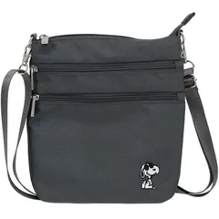 【新品】スヌーピー ショルダーバッグ ジョークール トリプルファスナーショルダーバッグ/BIG SMILE PEANUTS 斜め掛け 北欧 [カミオジャパン]