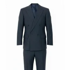 16a27 BURBERRY LONDON バーバリーロンドン スーツセットアップ テーラードジャケット スラックスパンツ ストライプ リネン混 94-84-165 AB4 ネイビー メンズ 男性用o07t