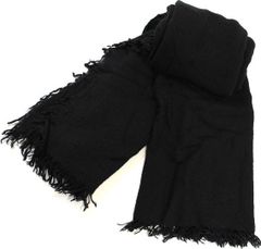 Dior Homme Crinkled Black Ribbed Stole - メルカリ