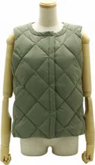 ダウンベスト ピレネックス ナイロン100% XS・S・M・L カーキ色 PYRENEX bowl 34141QHWU020P3198