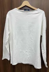 SAINT JAMES / セントジェームス ウェッソン バスクシャツ 無地 白 長袖Tシャツ サイズXL