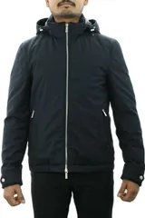 ダウンジャケット ムーレー ポリエステル84% S・M・L・XL イタリア製 ダークブルー色 MooRER bowl 34154QALBINIPUMDARKBLUE