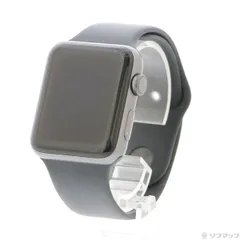 ソフマップ 〔中古品〕 Apple Watch Series 3 GPS 42mm スペースグレイアルミニウムケース ブラックスポーツバンド【247】