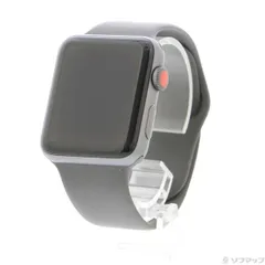 ソフマップ 〔中古品〕 Apple Watch Series 3 GPS + Cellular 42mm スペースグレイアルミニウムケース グレイスポーツバンド【247】
