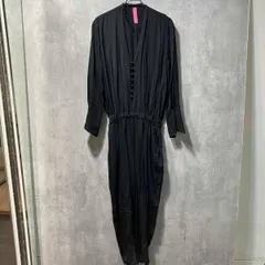 Y's PINK×TAKESHI KOSAKA オーバーオール オールインワン HARD TWIST VISCOSE TWILL OVERALLS サイズ1 ブラック YR-D47-230 ワイズピンク