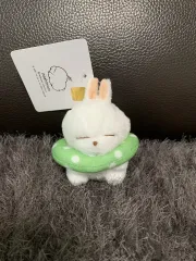 (新品/正規品) マシュマロ 엽기うさぎ チューブシーティング ぬいぐるみ キーホルダー バッグホルダー