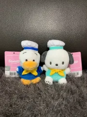 (最後1点)サンリオ ペック ポチャッコ シェフ ぬいぐるみ キーホルダー バッグホルダー