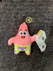 (新品)正規品 スポンジボブ パトリック ぬいぐるみキーホルダー