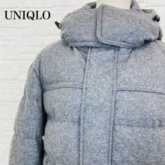 UNIQLO ユニクロ ダウンジャケット アウター グレー メンズ 0121K