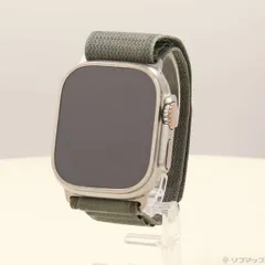 ソフマップ 〔中古品〕 Apple Watch Ultra GPS + Cellular 49mm チタニウムケース グリーンアルパインループ【258】