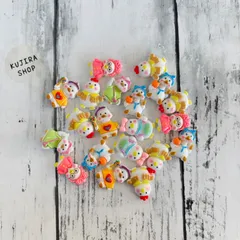 C-16 デコパーツ 20個セット ハンドメイド素材 デコレーション用 パーツ