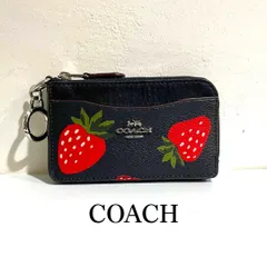 COACH コーチ マルチファンクション カードケース コインケース フラグメントケース ワイルドストロベリー イチゴ CH352