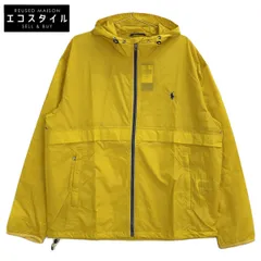 POLO RALPH LAUREN ポロ ラルフローレン ｲｴﾛｰ ﾎﾟﾆｰ刺繍 ﾅｲﾛﾝ ﾊﾟｰｶｰ XL