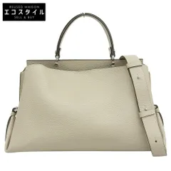 DES PRES デプレ 美品 レザー 2wayバッグ ハンド ショルダー レディース アイボリー