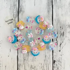 C-15 デコパーツ 20個セット ハンドメイド素材 デコレーション用 パーツ