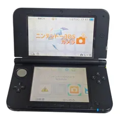 【やや難あり】Nintendo　３DSLL　シルバーブラック　本体のみ