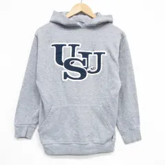 S/古着 長袖 スウェット パーカー メンズ 90年代 90s USU USA製 グレー 霜降り 25dec06